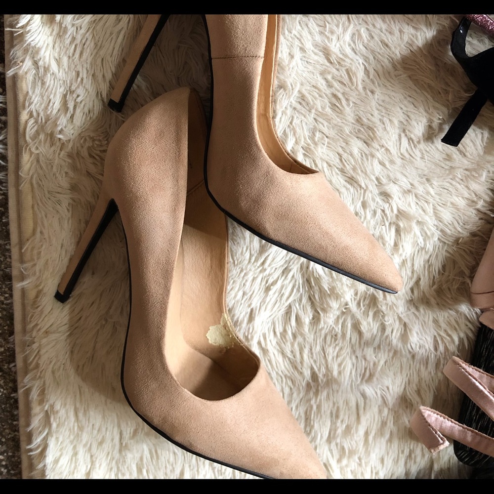 Suede Court Shoes - Picture 3 of 15